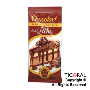 CHOCOLART BA�O DE REPOSTERIA LECHE X 150gr x 1